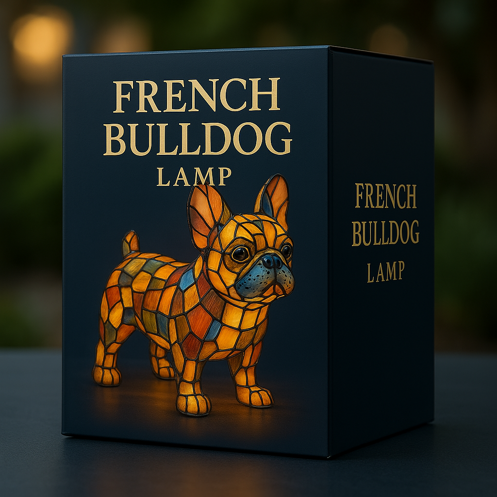 French Bulldog Glowing Lamp