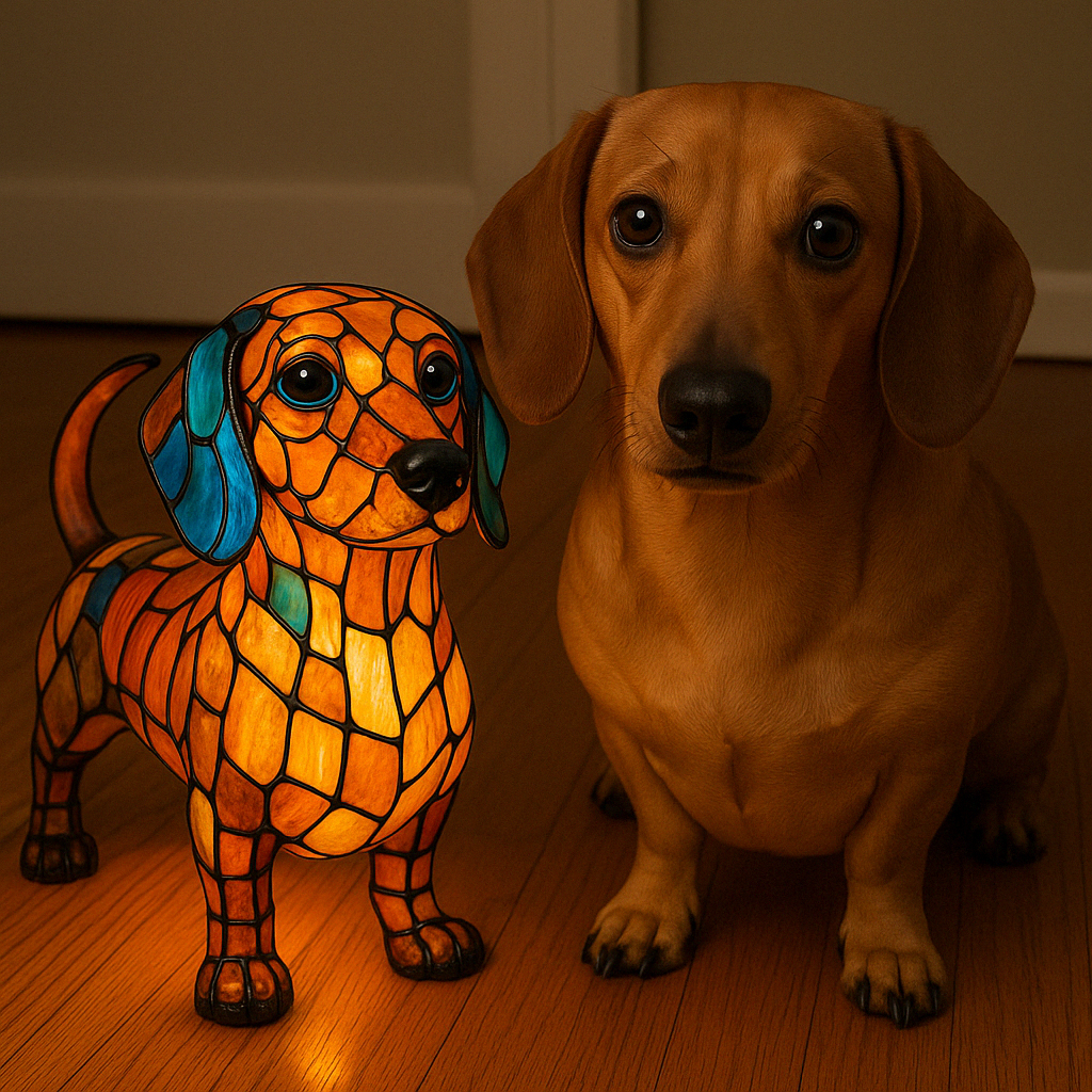 Dachshund Glowing Lamp