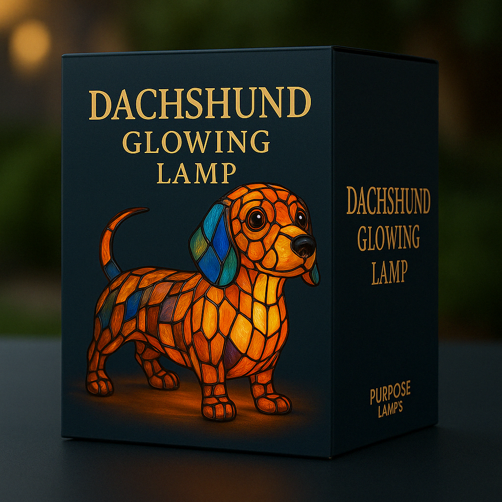 Dachshund Glowing Lamp